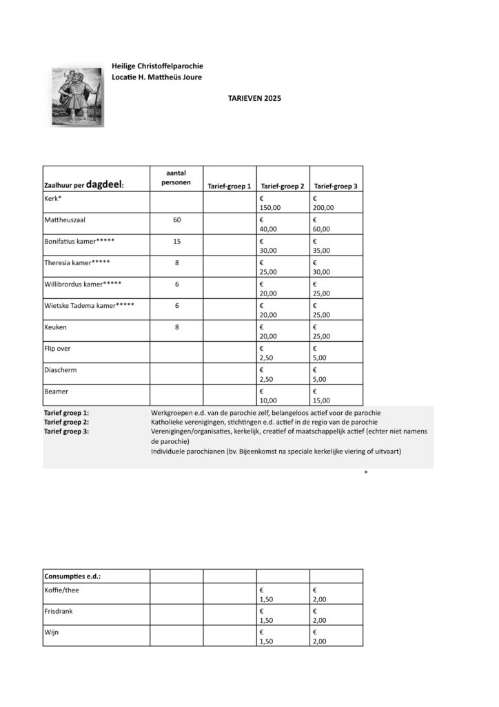 Tarieven 2025 Mattheushus en Kerk_1